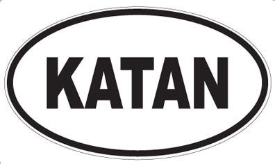 KATAN - Oval Sticker