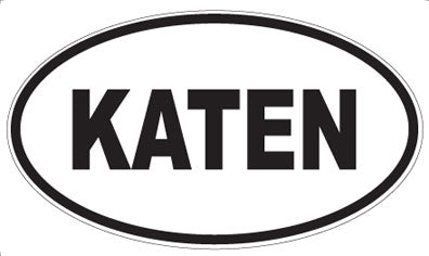 KATEN - Oval Sticker
