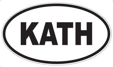 KATH - Oval Sticker