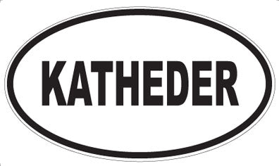KATHEDER - Oval Sticker