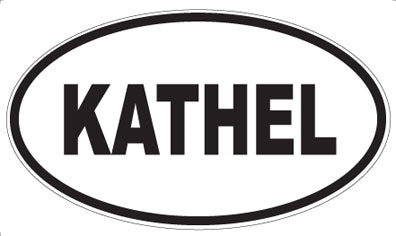 KATHEL - Oval Sticker