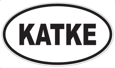 KATKE - Oval Magnet