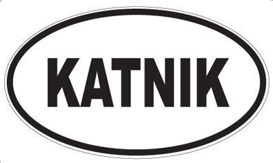 KATNIK - Oval Sticker