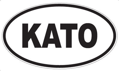 KATO - Oval Sticker
