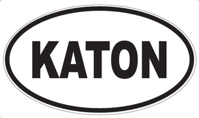 KATON - Oval Sticker