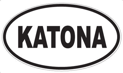KATONA - Oval Sticker