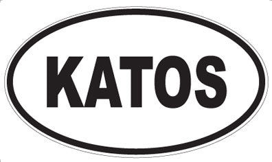 KATOS - Oval Sticker