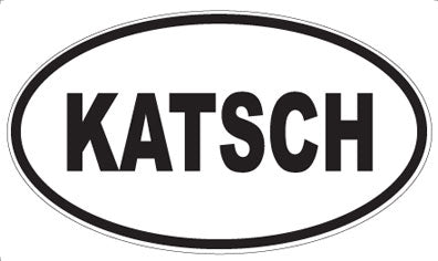 KATSCH - Oval Sticker