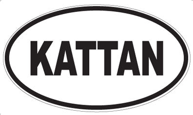 KATTAN - Oval Sticker