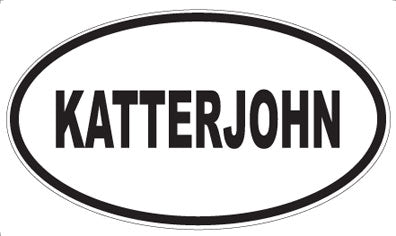 KATTERJOHN - Oval Sticker