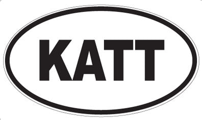 KATT - Oval Magnet