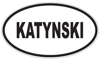 KATYNSKI - Oval Magnet