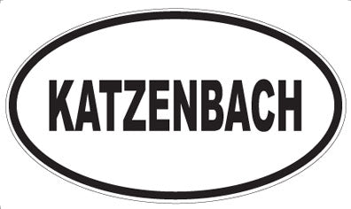 KATZENBACH - Oval Sticker