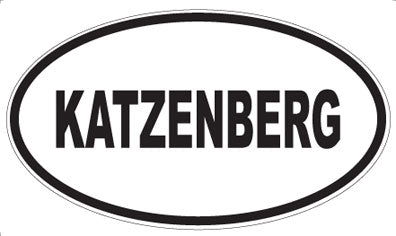 KATZENBERG - Oval Sticker