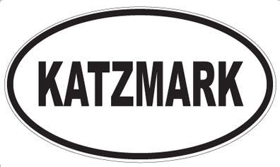 KATZMARK - Oval Sticker