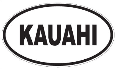 KAUAHI - Oval Sticker