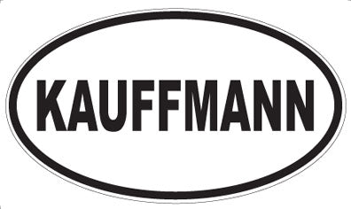 KAUFFMANN - Oval Sticker
