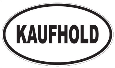 KAUFHOLD - Oval Sticker