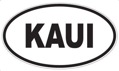 KAUI - Oval Sticker