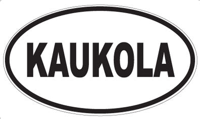 KAUKOLA - Oval Sticker