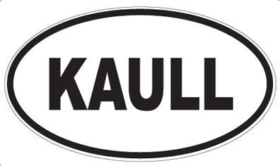 KAULL - Oval Sticker