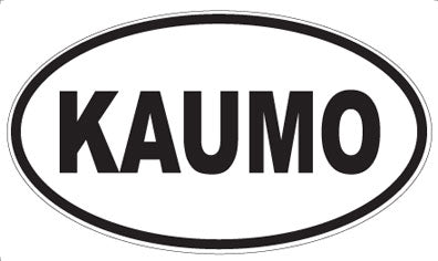KAUMO - Oval Sticker