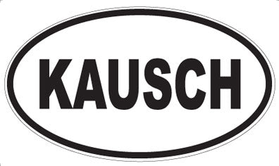 KAUSCH - Oval Sticker
