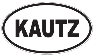 KAUTZ - Oval Sticker