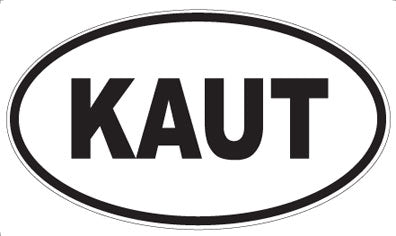 KAUT - Oval Magnet