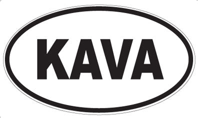 KAVA - Oval Magnet