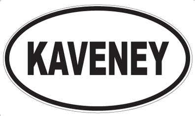 KAVENEY - Oval Sticker