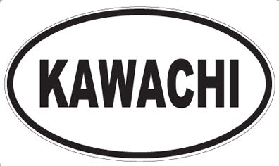 KAWACHI - Oval Sticker