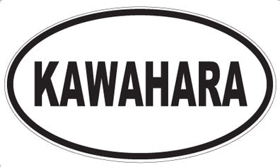KAWAHARA - Oval Sticker