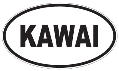 KAWAI - Oval Sticker
