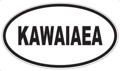 KAWAIAEA - Oval Sticker