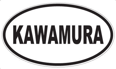KAWAMURA - Oval Sticker