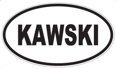 KAWSKI - Oval Sticker