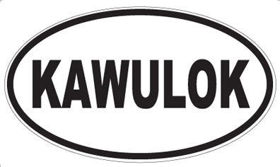 KAWULOK - Oval Sticker
