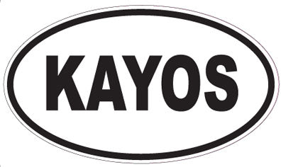 KAYOS - Oval Magnet