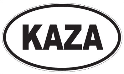 KAZA - Oval Magnet