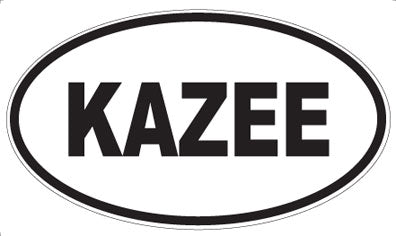 KAZEE - Oval Sticker