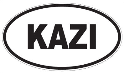 KAZI - Oval Sticker