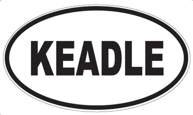 KEADLE - Oval Sticker