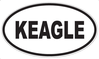 KEAGLE - Oval Sticker