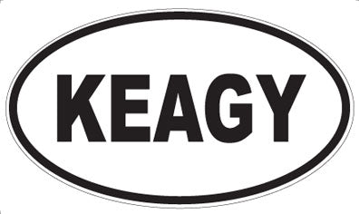 KEAGY - Oval Magnet