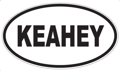 KEAHEY - Oval Magnet
