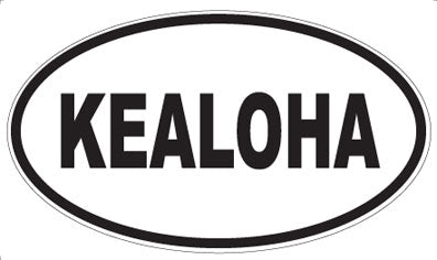 KEALOHA - Oval Sticker