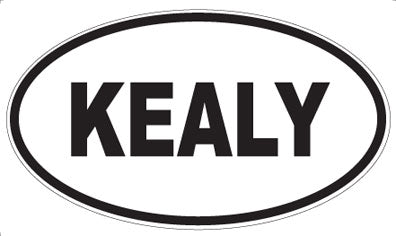 KEALY - Oval Sticker