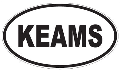 KEAMS - Oval Magnet