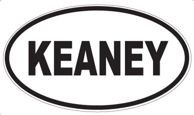 KEANEY - Oval Magnet